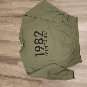 Olive Vintage 1982 Sweatshirt